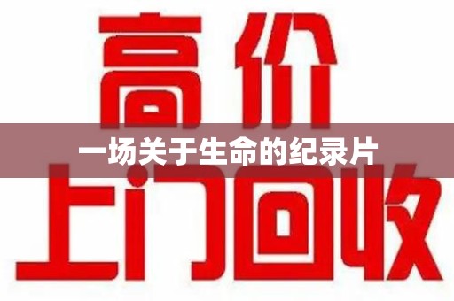 金华一场关于生命的纪录片